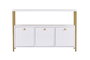 Nordure Solace Consola Blanca y Dorada